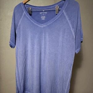 American Eagle Outfitters Soft & Sexy Blue Tee